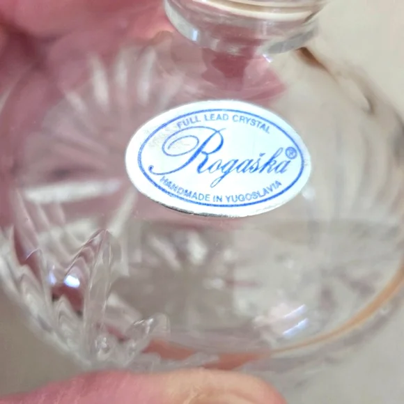 Rogaska Crystal Perfume Bottle With Dauber - Picture 3 of 6